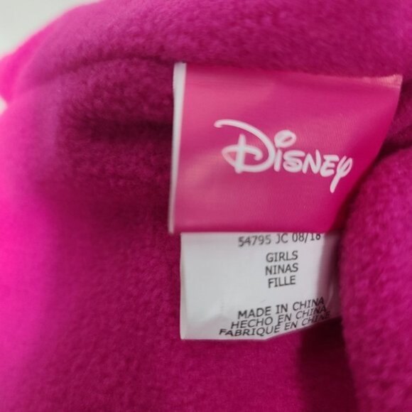 Disney Minnie Mouse Pom Pom Winter Beanie & Bow Mitten Toddler Girl Set - Picture 3 of 6